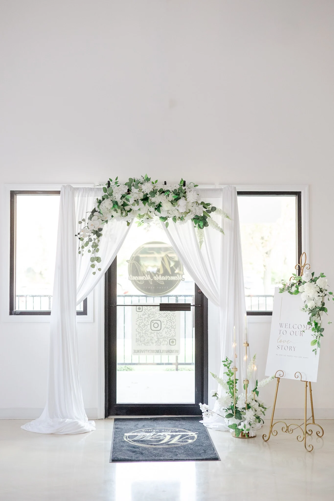 Event space in Washingtonville, NY styled for a celebration