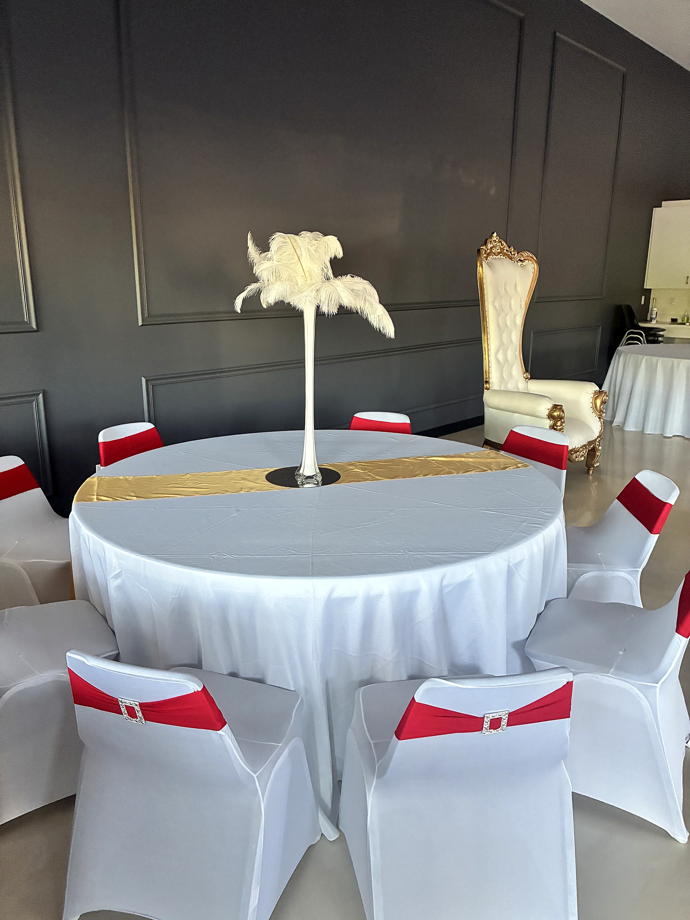 Event space in Washingtonville, NY styled for a celebration